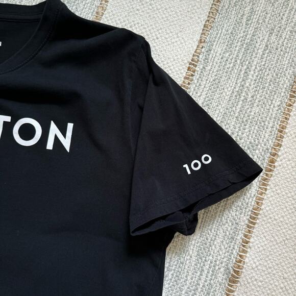 Peloton Reach 100 Classic Short Sleeve Century Black Crewneck T-Shirt Women’s L - Picture 9 of 9